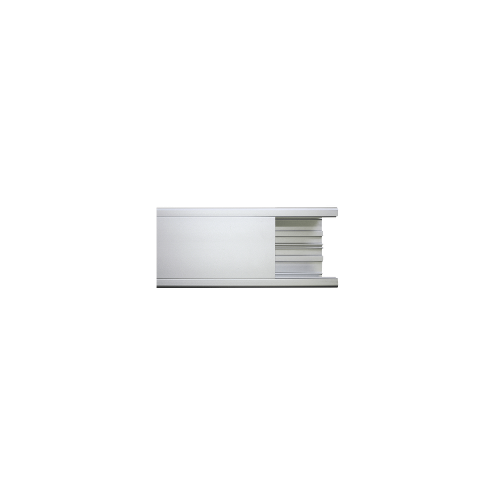 Canaleta de aluminio, 99 x 72 mm, tramo de 3m. (8101-80300)