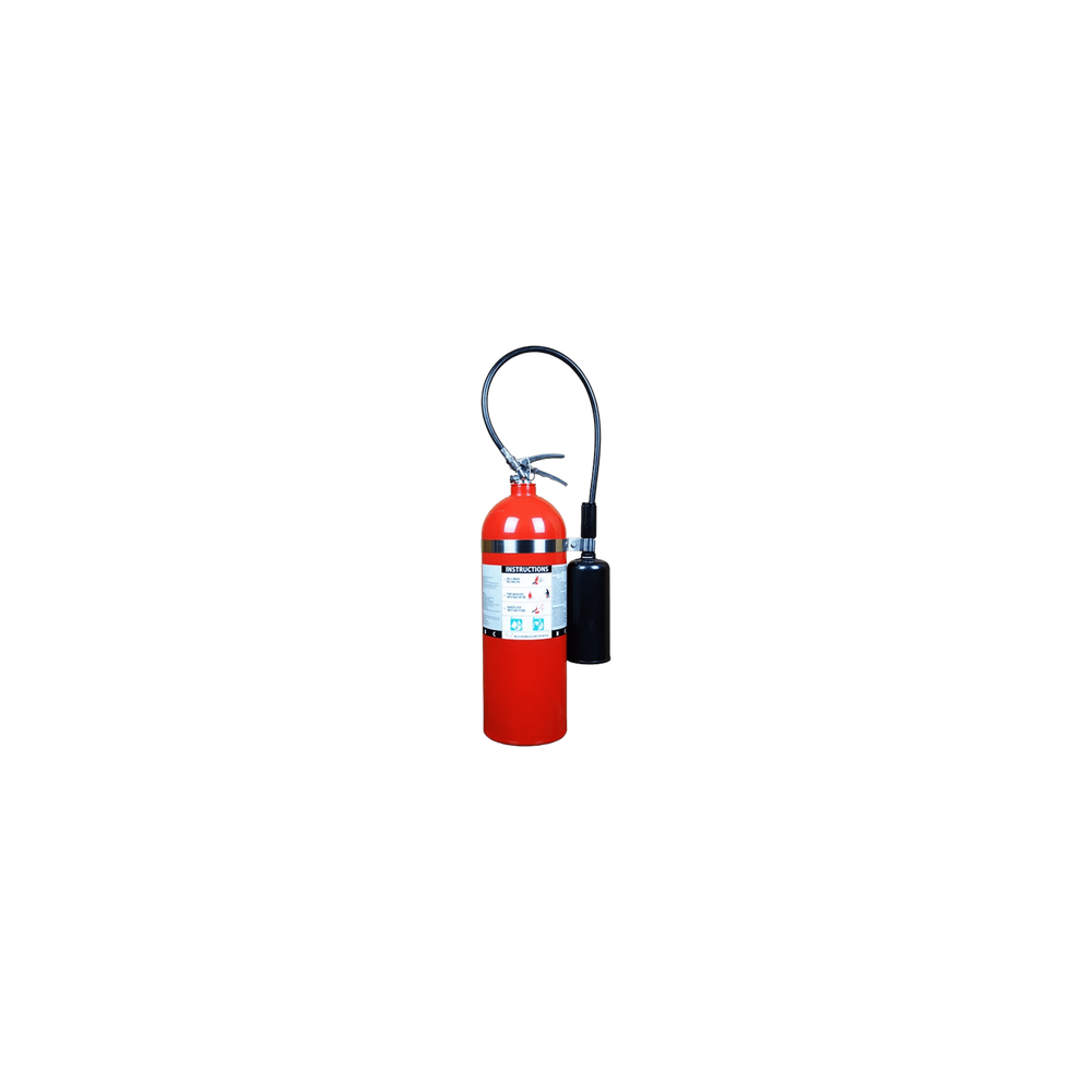 Extintor de CO2 / 20 lb (9.07 kg) / Clase B y C / UL Listado / Descarg