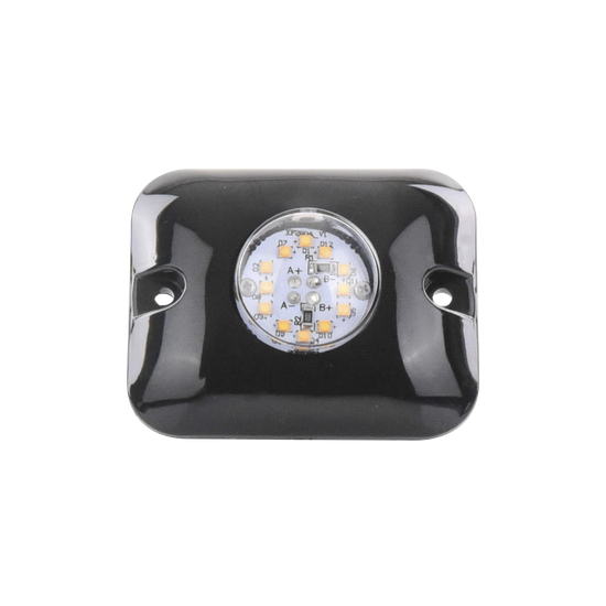 Luz Oculta Ultra Brillante con 12 LED, Color Rojo/Azul