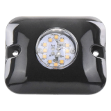 Luz Oculta Ultra Brillante con 12 LED, Color Rojo/Azul