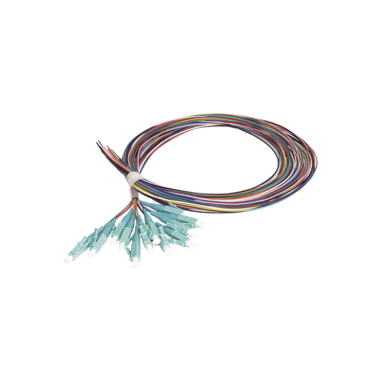 Kit de Pigtails / OM3 50/125 / LC Duplex / 2 m (6.56 ft) / 12 Piezas /
