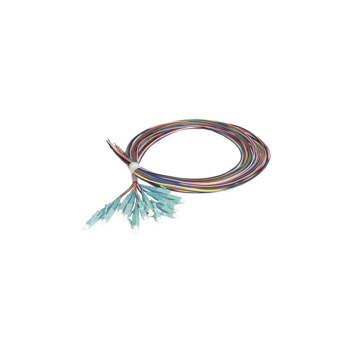 Kit de Pigtails / OM3 50/125 / LC Duplex / 2 m (6.56 ft) / 12 Piezas /