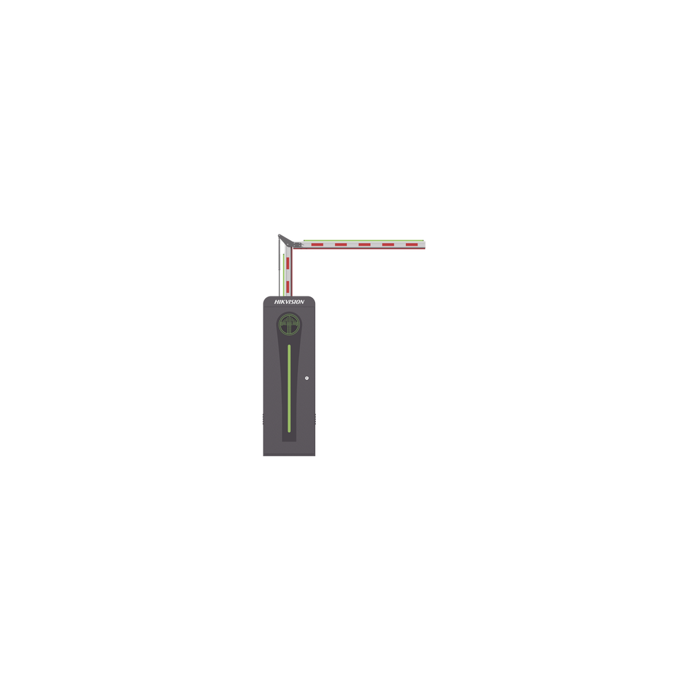 Barrera Vehicular con Brazo Articulado Iluminado Led 3 mts INCLUIDO (1