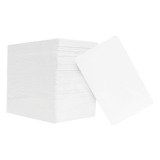 Tarjetas PVC CR80 / Paquete 100 Unidades / Doble Cara / 85.7 x 54 mm /