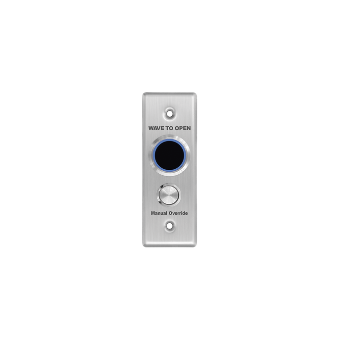Botón de Salida Doble con Aro Iluminado / IP65 / Diseño Estético Delga