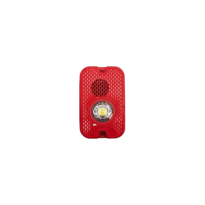 Sirena con Lámpara LED Estroboscópica / 2 Hilos / Montaje en Pared / 1