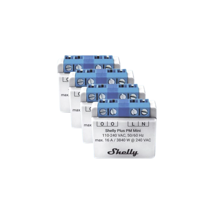 KIT 4 piezas El medidor de potencia más pequeño, inteligente con Wi-Fi