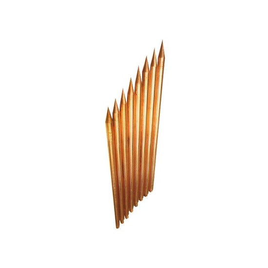 Varilla de Acero con Recubrimiento de Cobre Diámetro 1/2" de 1.5 m de