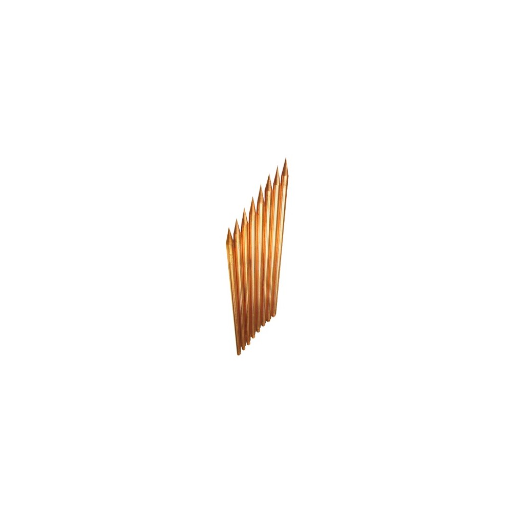 Varilla de Acero con Recubrimiento de Cobre Diámetro 1/2" de 1.5 m de