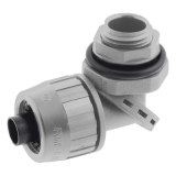 Conector Multi Posición de Nylon de 3/4" para Tubería Liquidtight Poly