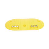 Boya D / Plastico Duradero / Amarilla / 4 Orificios / LEDS REFLEJANTES
