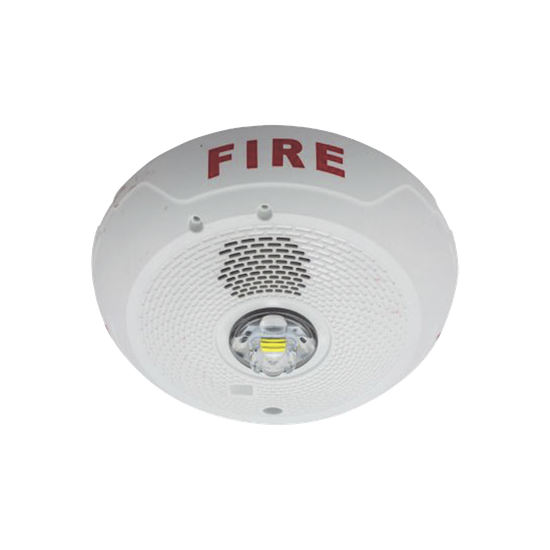Sirena con Estrobo LED / 2 Hilos / Techo / Candela Seleccionable 15-17