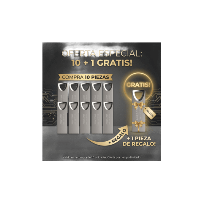 KIT 10 + 1 de memoria USB M200 de 16 GB / USB 3.0