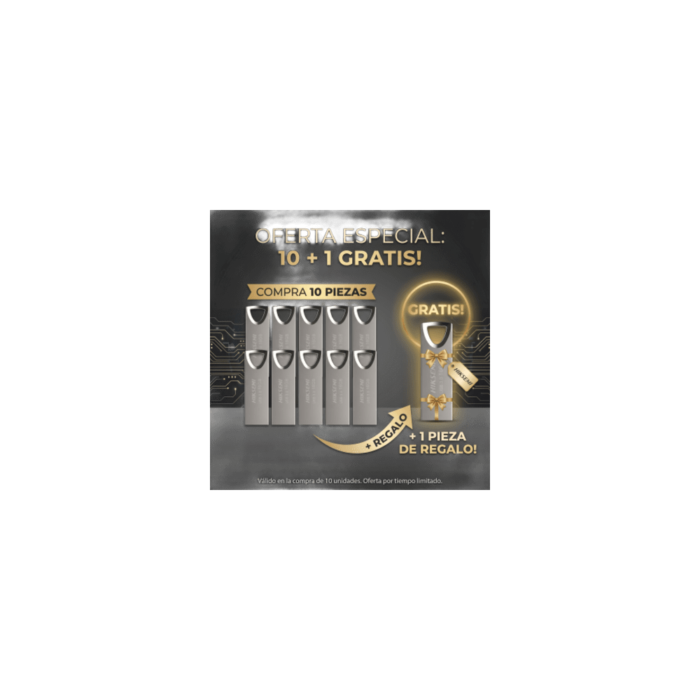 KIT 10 + 1 de Memoria USB M200 de 64 GB / USB 3.0