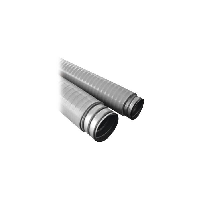 Tubo Flexible tipo Liquidtight de 2" (50 mm). Acero + Forro PVC. Rollo