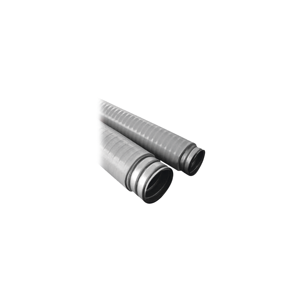 Tubo Flexible tipo Liquidtight de 2" (50 mm). Acero + Forro PVC. Rollo