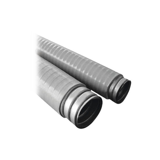 Tubo Flexible tipo Liquidtight de 2" (50 mm). Acero + Forro PVC. Rollo