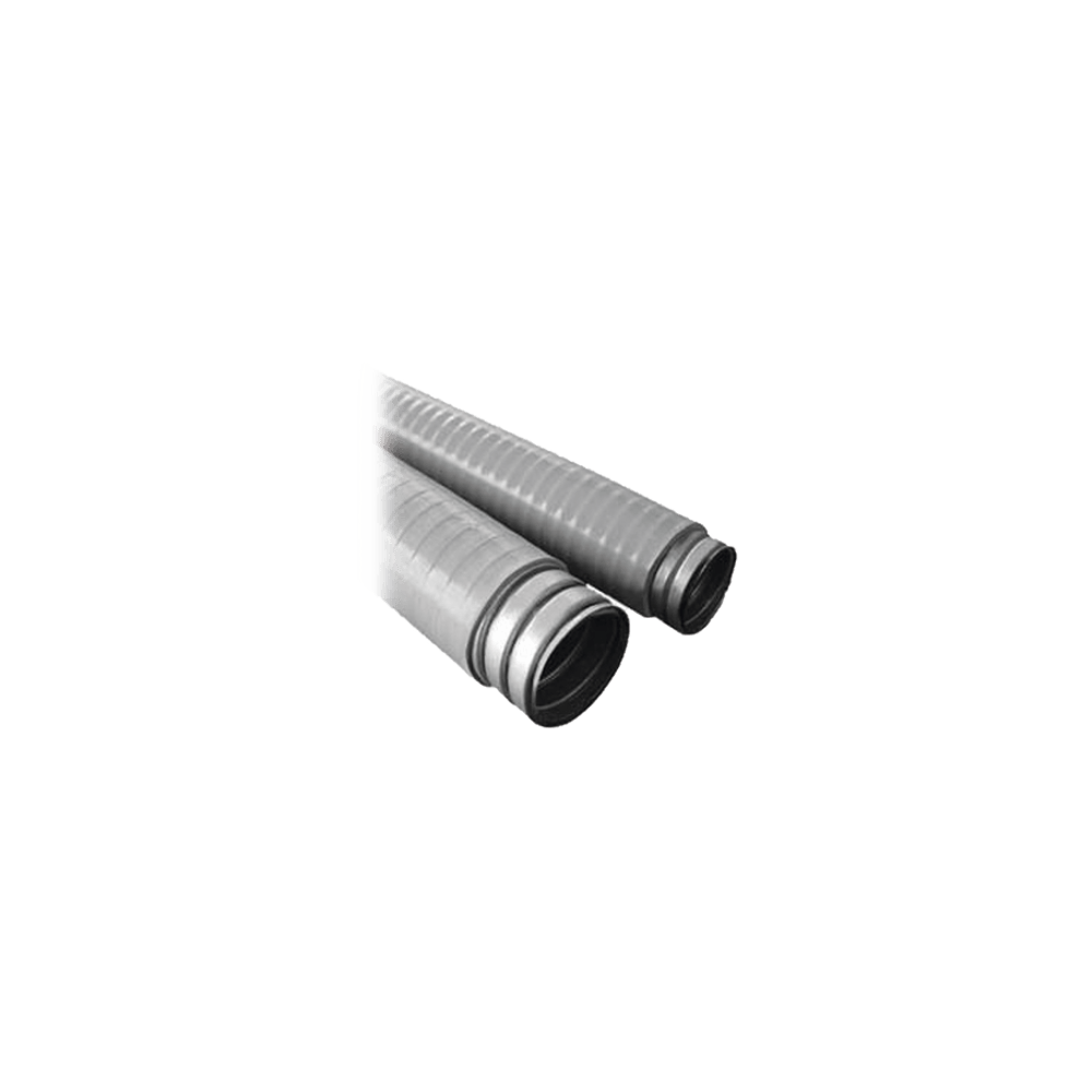Tubo Flexible tipo Liquidtight de 2" (50 mm). Acero + Forro PVC. Rollo