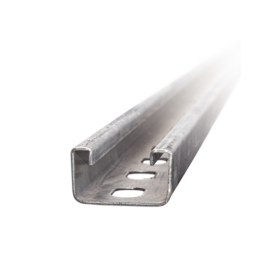 Unicanal Perforado 4 X 2 cm X 3 m / Calibre 14 / Galvanizado Electrolí