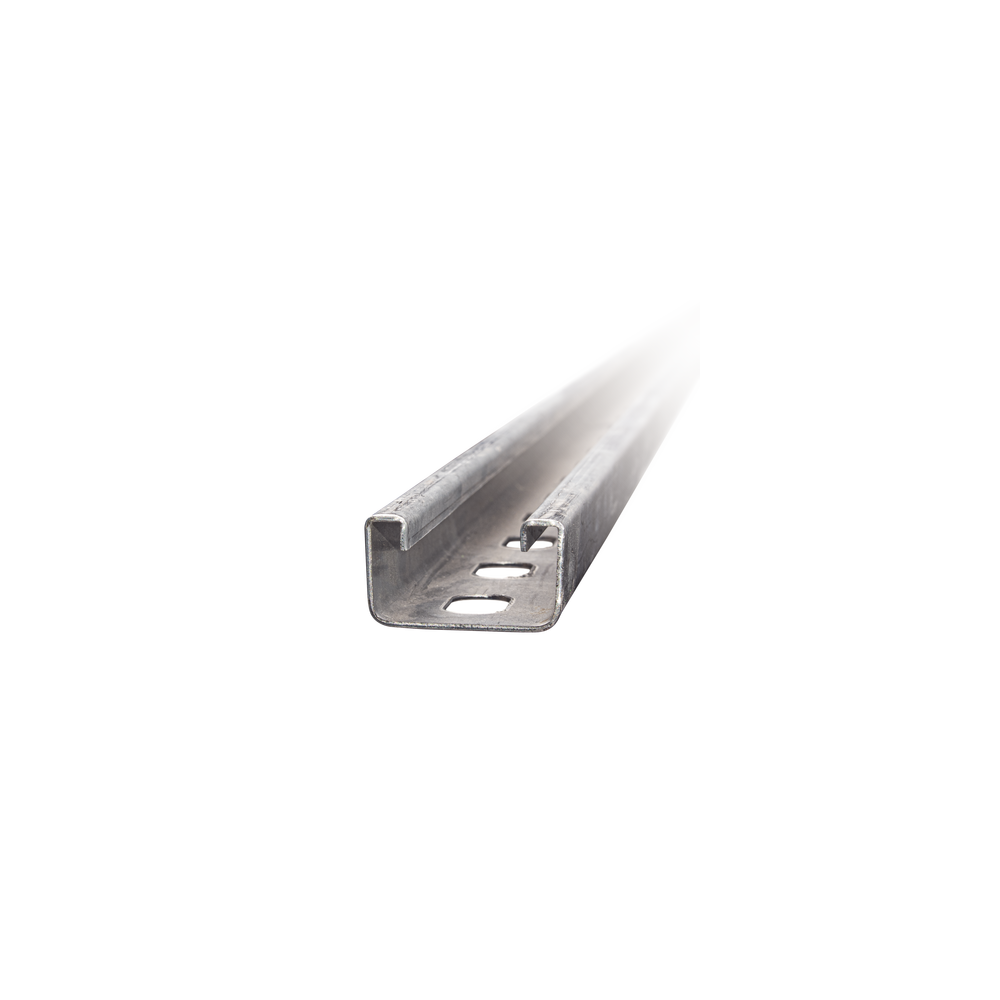 Unicanal Perforado 4 X 2 cm X 3 m / Calibre 14 / Galvanizado Electrolí