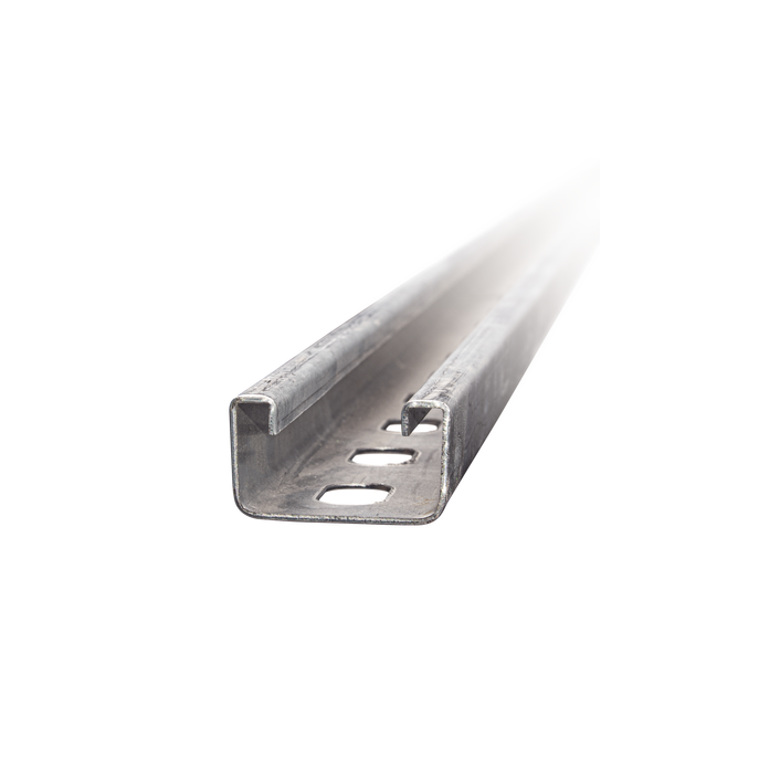 Unicanal Perforado 4 X 2 cm X 3 m / Calibre 14 / Galvanizado Electrolí