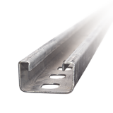 Unicanal Perforado 4 X 2 cm X 3 m / Calibre 14 / Galvanizado Electrolí