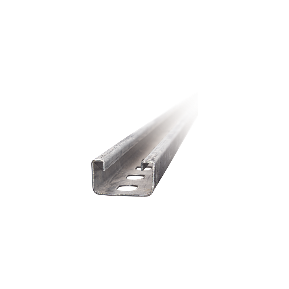 Unicanal Perforado 4 X 2 cm X 3 m / Calibre 14 / Galvanizado Electrolí
