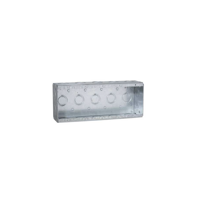 Caja Multigang de 5 Gang / Profundidad 2 1/2" / 19 Entradas 1/2"-3/4".