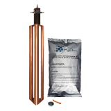 Kit de Puesta a Tierra de 100 Amperes con Electrodo, Filtro y Compuest