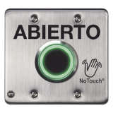 Interruptor IR NoTouch® de Acero Inoxidable, Salida Doble, ABIERTO