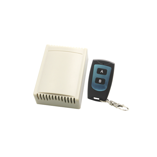 Receptor de 2 Canales con Control Remoto / Soporta 40 Transmisores