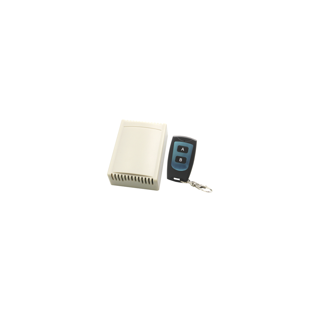 Receptor de 2 Canales con Control Remoto / Soporta 40 Transmisores