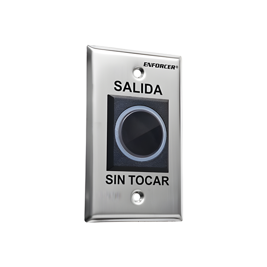 Botón de Salida sin Contacto / Sensor IR Ajustable 6 a 20 cm / LED Bic