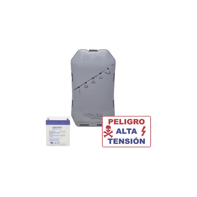 Energizador Perimetral / 12,000 V / 0.5 Joules / 500 m (1640 ft) Linea