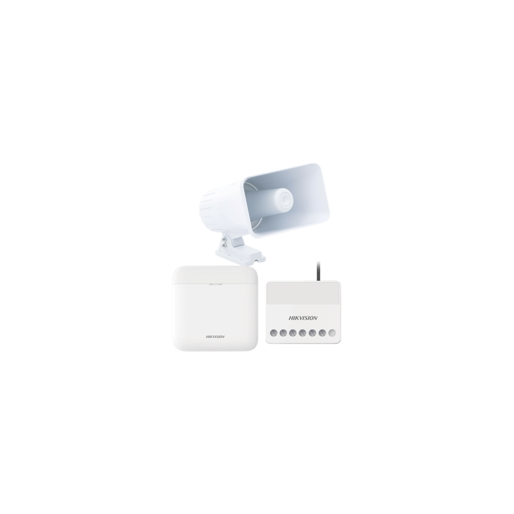 Kit de Alarma Inalámbrico / 48 Zonas / Sirena Exterior 30W IP65 / Rele
