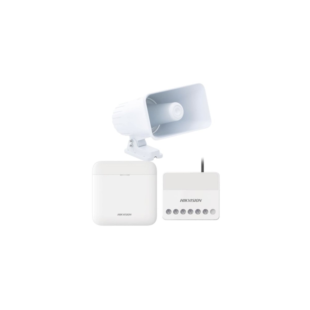 Kit de Alarma Inalámbrico / 48 Zonas / Sirena Exterior 30W IP65 / Rele