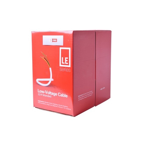 Bobina de 305 Metros (1000 Pies) / Cable de CCA / 4 x 22 AWG / Tipo Al
