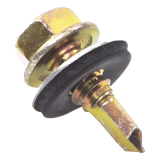 Tornillo Punta Broca Sello Montado 6.5 X 19 mm (1/4" X 3/4") Caj. C/10
