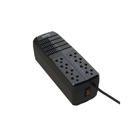 Regulador de Voltaje 2000 VA-1000 W / 4 Contactos con AVR / 4 Contacto