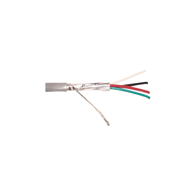 Cable de Alarma / 4x18 AWG / Blindado / 305 m (1000 ft) / Riser UL / G