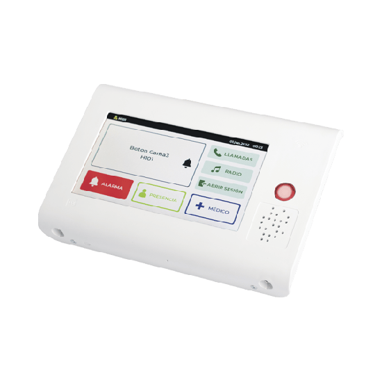 Terminal de Habitación IP para Hospitales / Lector RFID 125 KHz / Audi