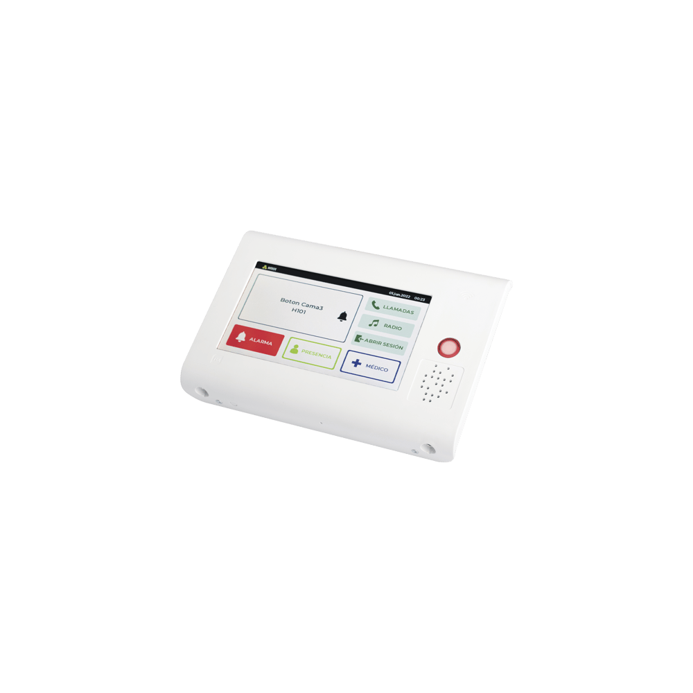 Terminal de Habitación IP para Hospitales / Lector RFID 125 KHz / Audi