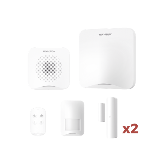 Kit de Alarma Inalámbrica / 16 Zonas / Alcance 1200 m (3937 ft) / Wi-F
