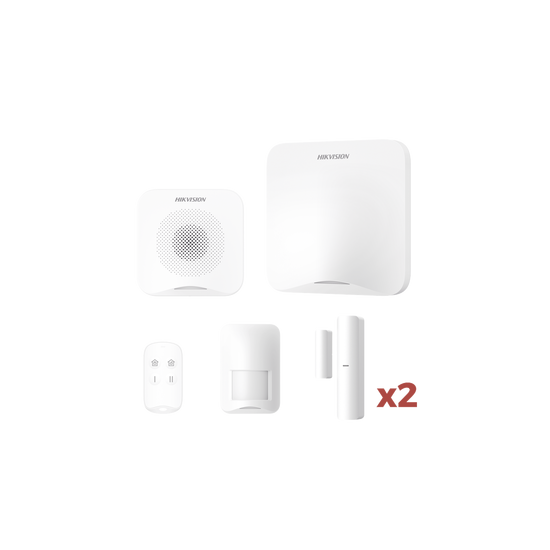 Kit de Alarma Inalámbrica / 16 Zonas / Alcance 1200 m (3937 ft) / Wi-F
