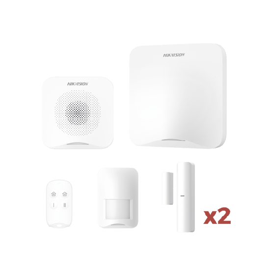Kit de Alarma Inalámbrica / 16 Zonas / Alcance 1200 m (3937 ft) / Wi-F