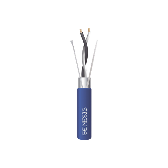 Bobina de 305 Metros (1000 Pies) / Cable 2 x 22 AWG / Color Azul / Bli