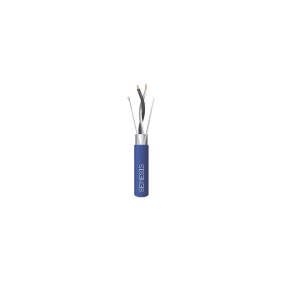 Bobina de 305 Metros (1000 Pies) / Cable 2 x 22 AWG / Color Azul / Bli
