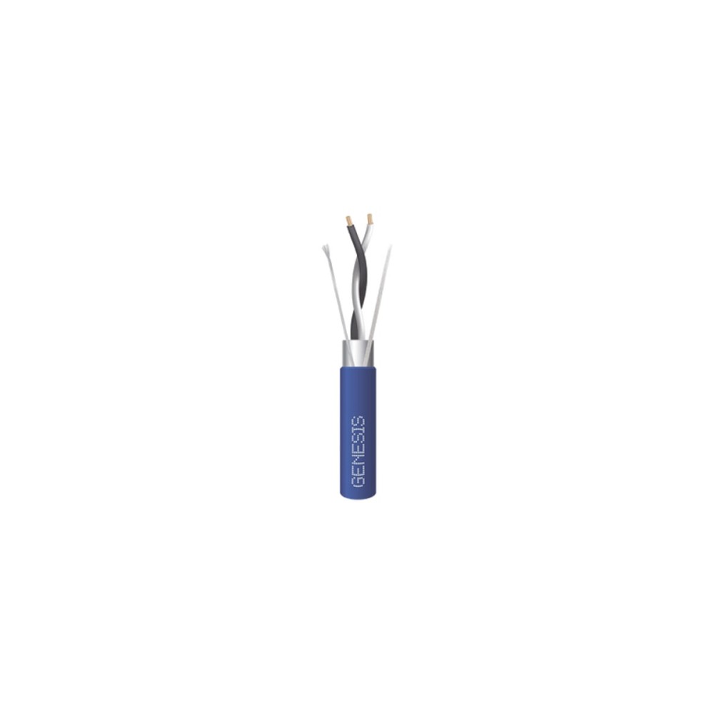 Bobina de 305 Metros (1000 Pies) / Cable 2 x 22 AWG / Color Azul / Bli