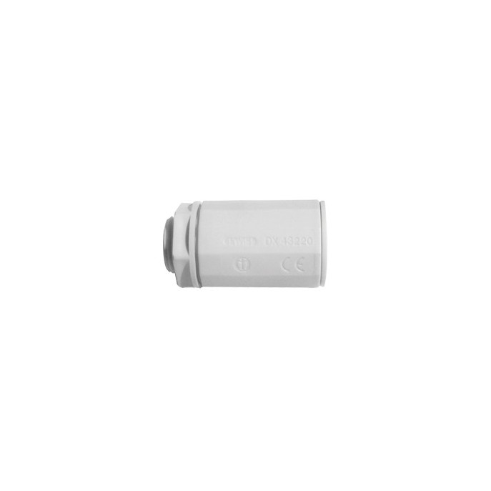 Conector de tubería rígida a caja (Racor), PVC Auto-extinguible, de 50
