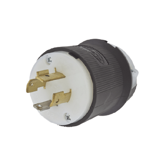 Clavija con Bloqueo de Media Vuelta Industrial 20 A 125/250 V CA / 3 P